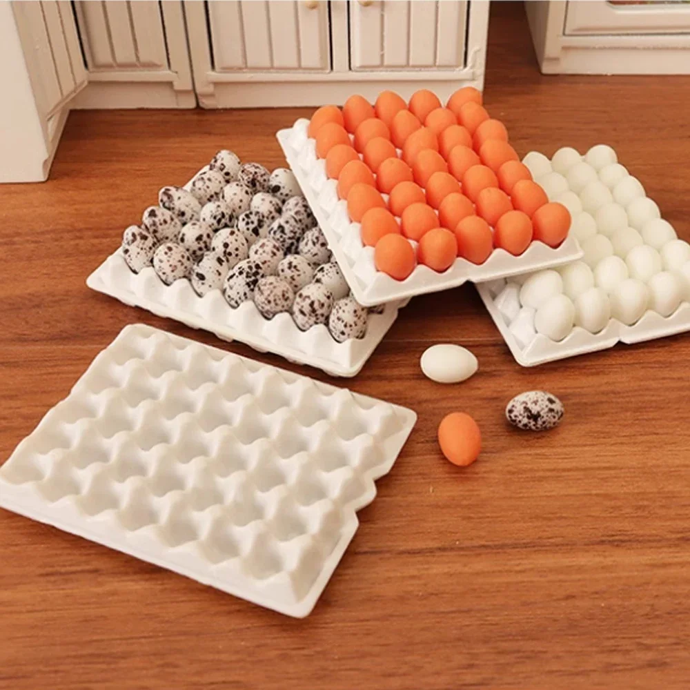 

Miniature Food 35pc Dollhouse Miniature Simulation Eggs Food Baking Model Kitchen Set Kids Toys Miniatures Pretend Play Hobbies