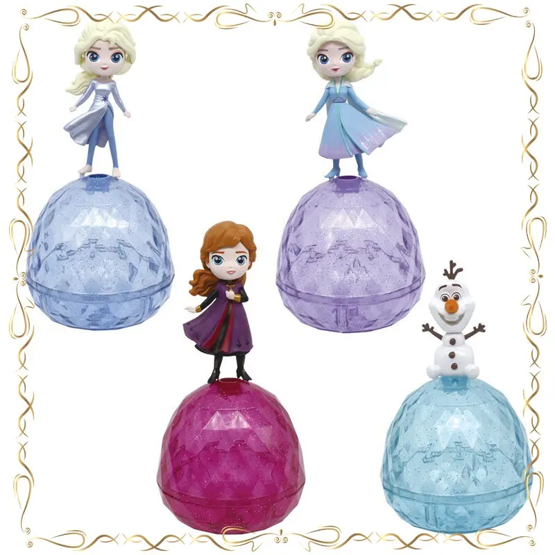 

Gashapon Elsa Anna Q-version Action Figure Collection Collection Model Toy