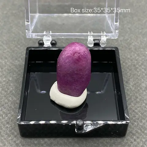 Melhor! Pedras Minerais Rutiladas e Cristais, 100% Natural, Pirax, Fluorescente, Cristais de Cura, Pedras Preciosas de Quartzo, Caixa, 35mm