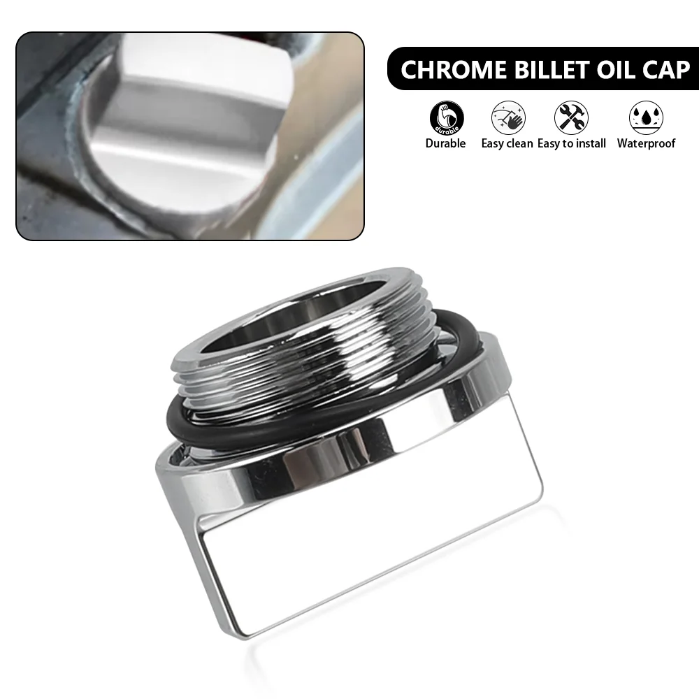 

Motorcycle Accessory Chrome Billet Oil Filler Cap Cover FOR Kawasaki Vulcan 1500 Classic FI VULCAN1500 CLASSIC FI 2000 2001 2002