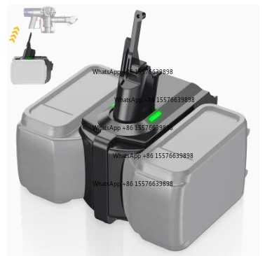 Convertidor ZOCI para aspiradora Dyson, modelo V6V7V8V1031A/B, con batería de litio de 18 V a 24 V, permite la conversión entre ambos voltajes.