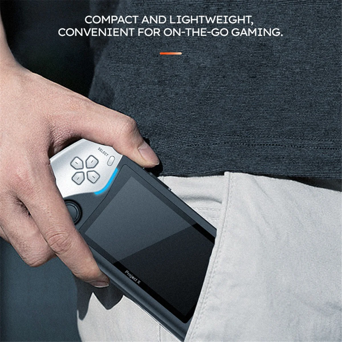 

AU32-Project X Handheld Game Console 4.3 Inch HD Screen Portable Video Game Console Support Dual Player and Controller