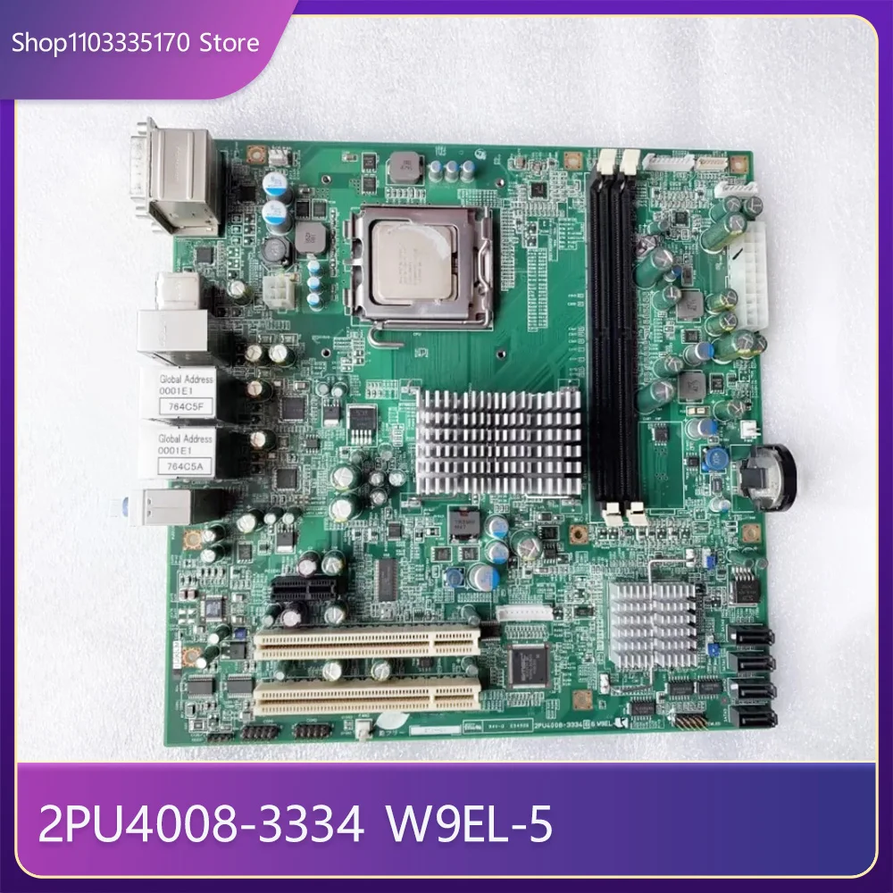 Original For OKI Industrial Computer Dual Network Interface Dual DVI Motherboard 2PU4008-3334 W9EL-5