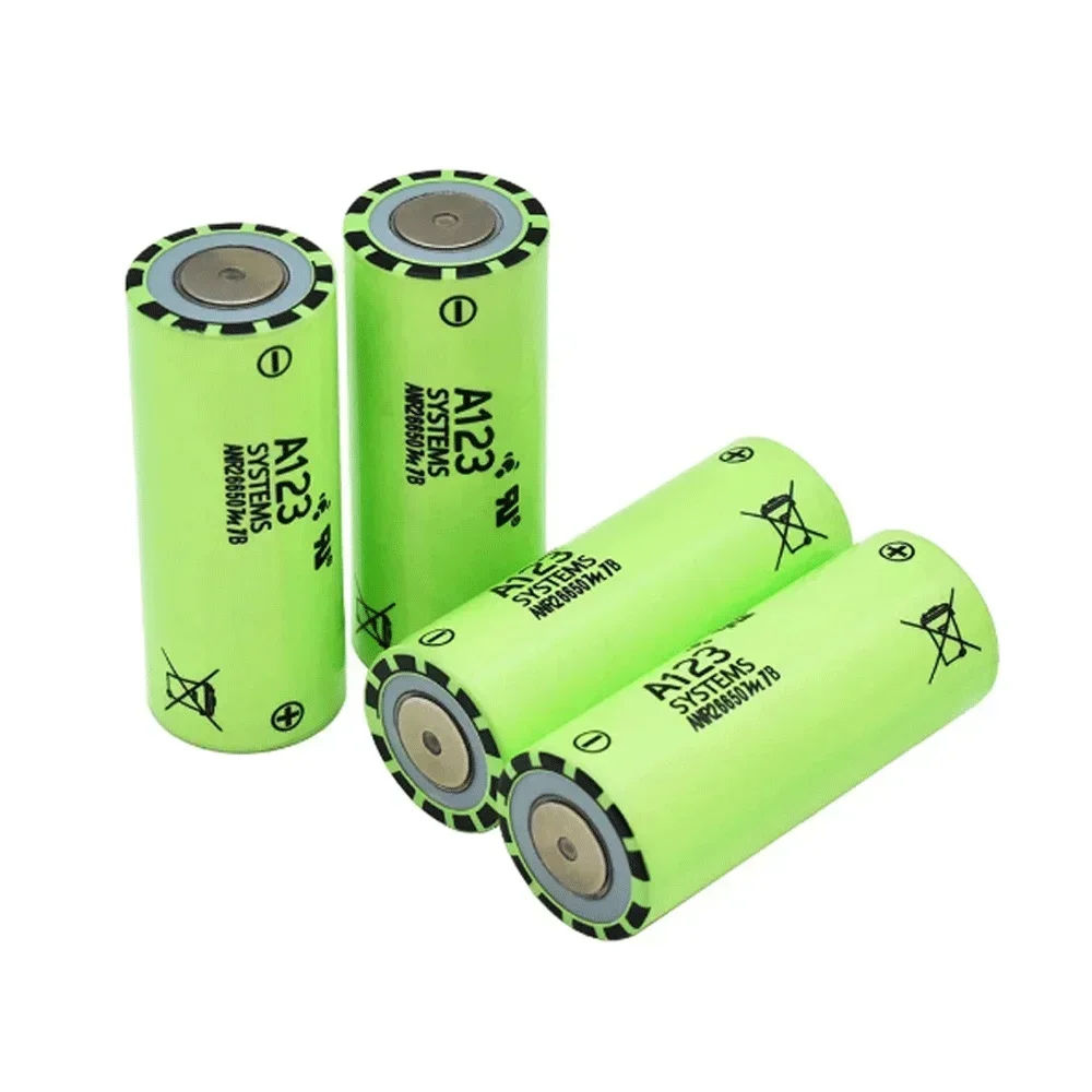 3.7v 2500mah A123 Rechargeable Battery M1B 26650 Li-ion High Discharge Cell