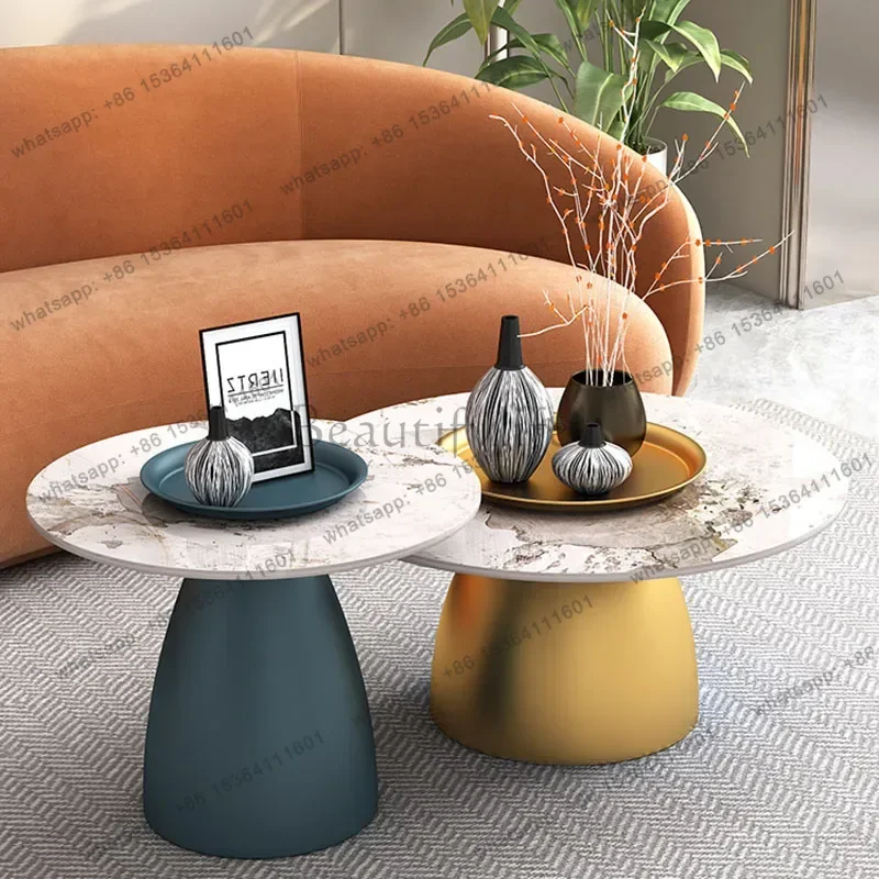 Factory Direct SalesLift Up Modern Coffee Table Trau Metal Room White Mesa Lateral Coffee Table Gold Minimalist Mesas De Centro