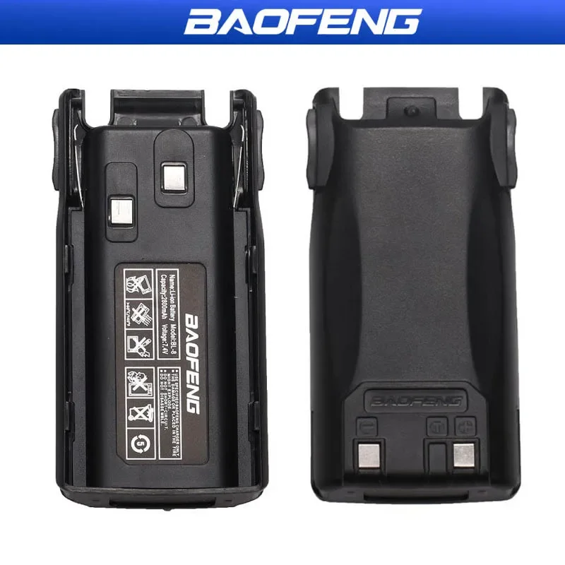 

Baofeng UV-82 Ham Walkie-Talkie литий-ионный аккумулятор Type-C Зарядное устройство 2800 мАч BL-8 Оригинал, для радио UV-82 Plus UV-8D UV-82WX UV82