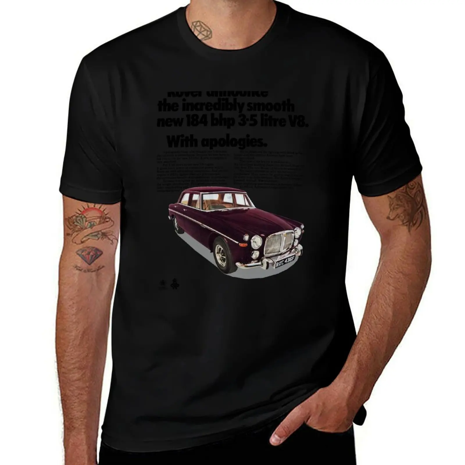 

ROVER P5 3.5 V8 T-Shirt High Elasticity Sports T-Shirt