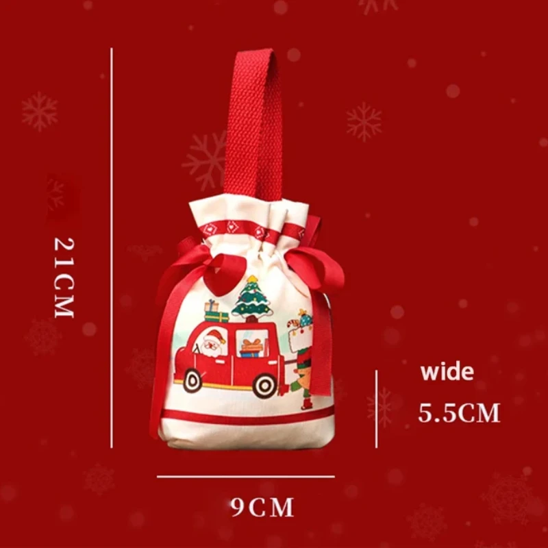 10-40 sacchetti regalo natalizi per le vacanze, sacchetti per caramelle alle mele, sacchetti creativi per la notte della pace per bambini, piccoli confezioni regalo per regali di Natale