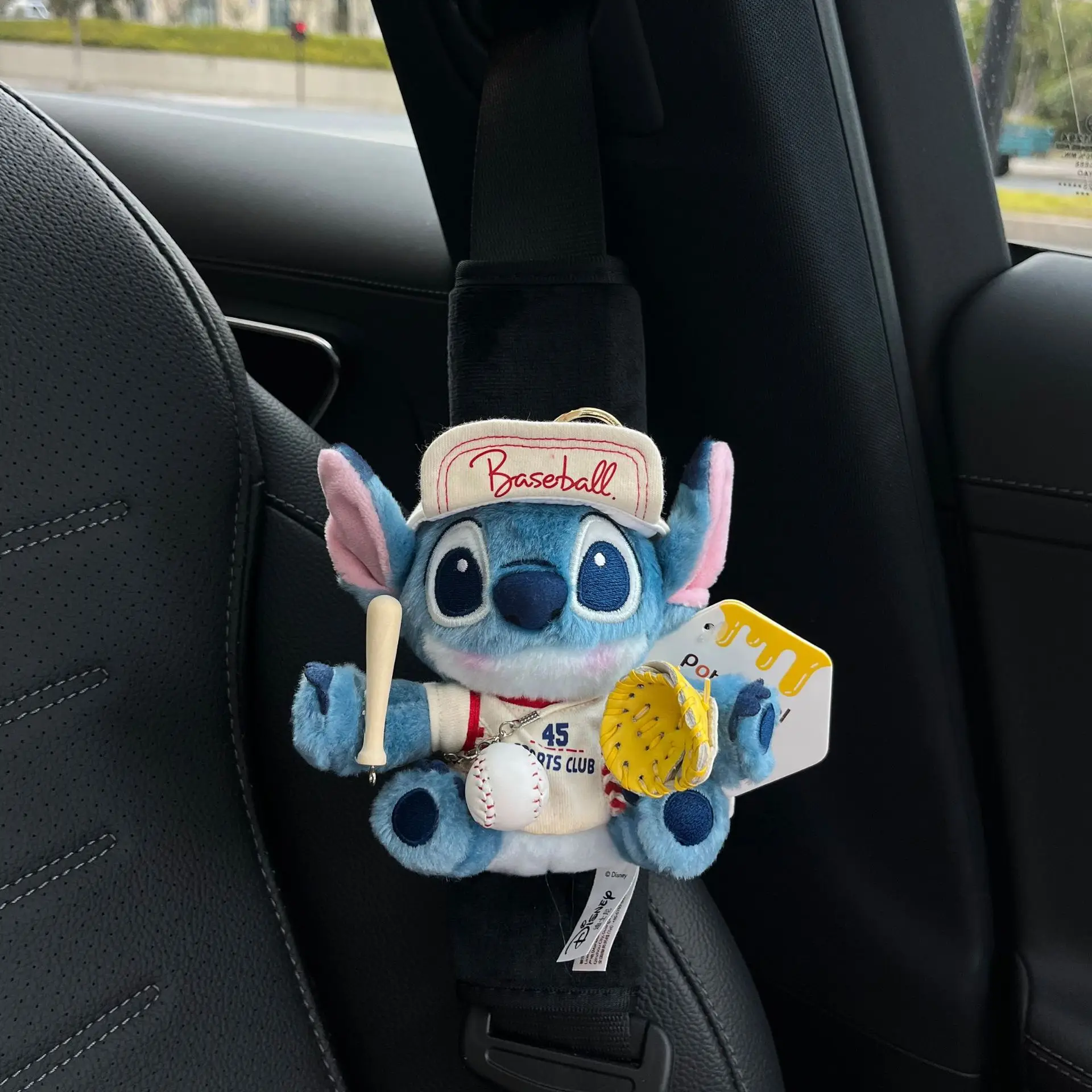 غرزة بلا أسنان لعبة قطيفة مقعد السيارة حزام مشبك الرسوم المتحركة المشتقة تحصيل محشوة دمية هدية للفتيات اكسسوارات السيارات