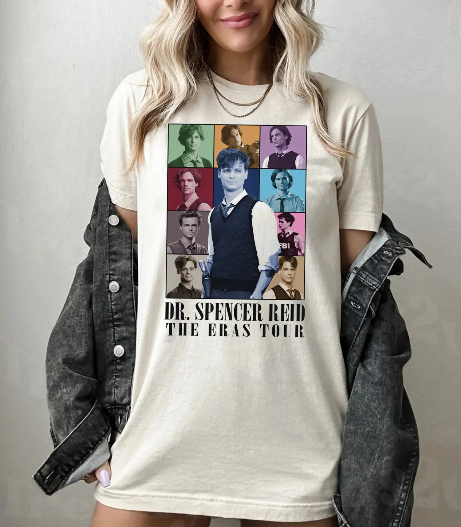 Dr Spencer Reid Criminal Minds Eras Tour T Shirt Ultra Cotton For Women and Me SweaT