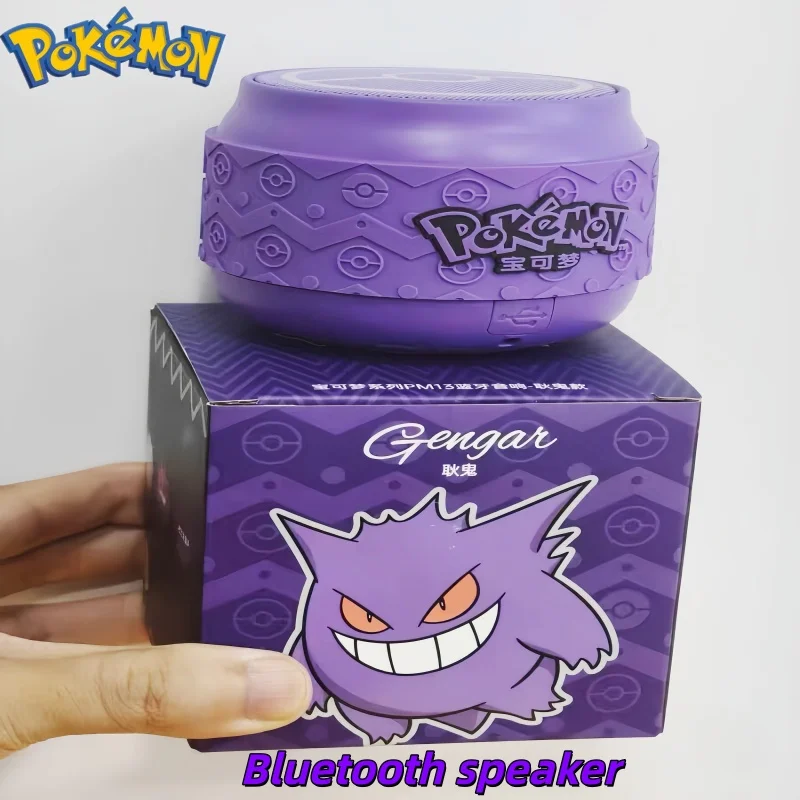 

В наличии Pokemon PM13 Ninetales Gengar Мини Bluetooth Динамик Беспроводной Портативный Сабвуфер Высокое Качество Звука Анимация Periphera