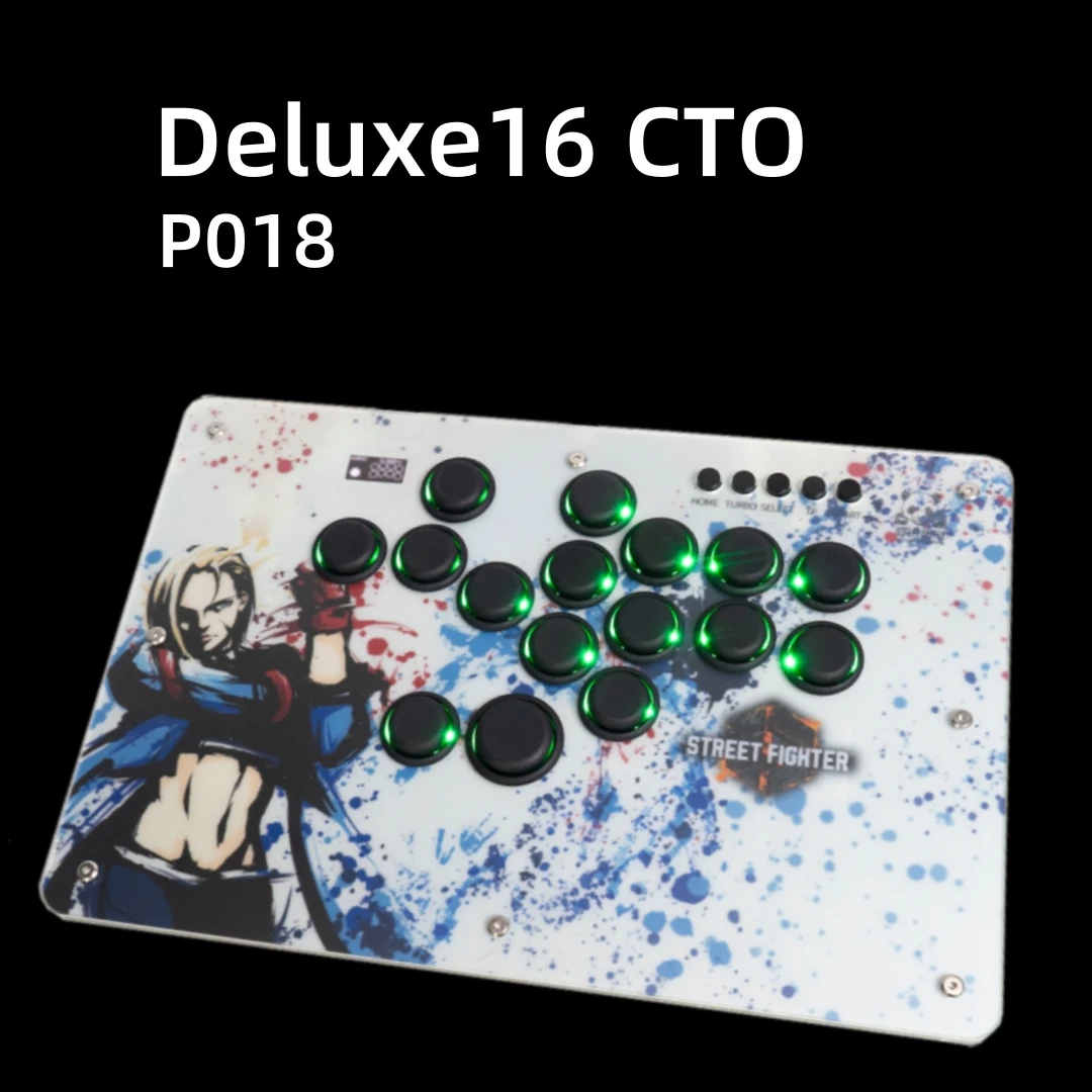 Panda Hitbox Deluxe Custom Panel Fighting Game Joystick Controller