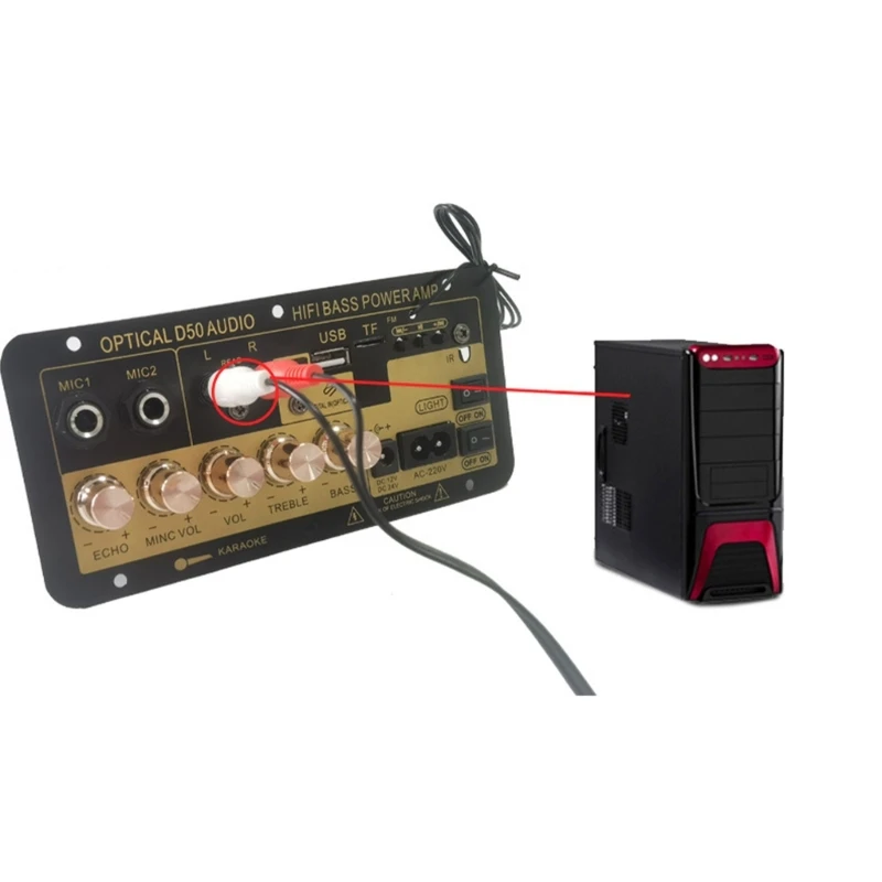 Звуковая плата усилителя 12V-24V Модуль усилителя Subwoofer Board Цифровой усилитель