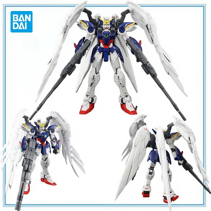 

BANDAI Original in Stock WING GUNDAM ZERO EW RG Anime Cartoon Assemble Model Kit Anime Action Figures Model Collectio Toy