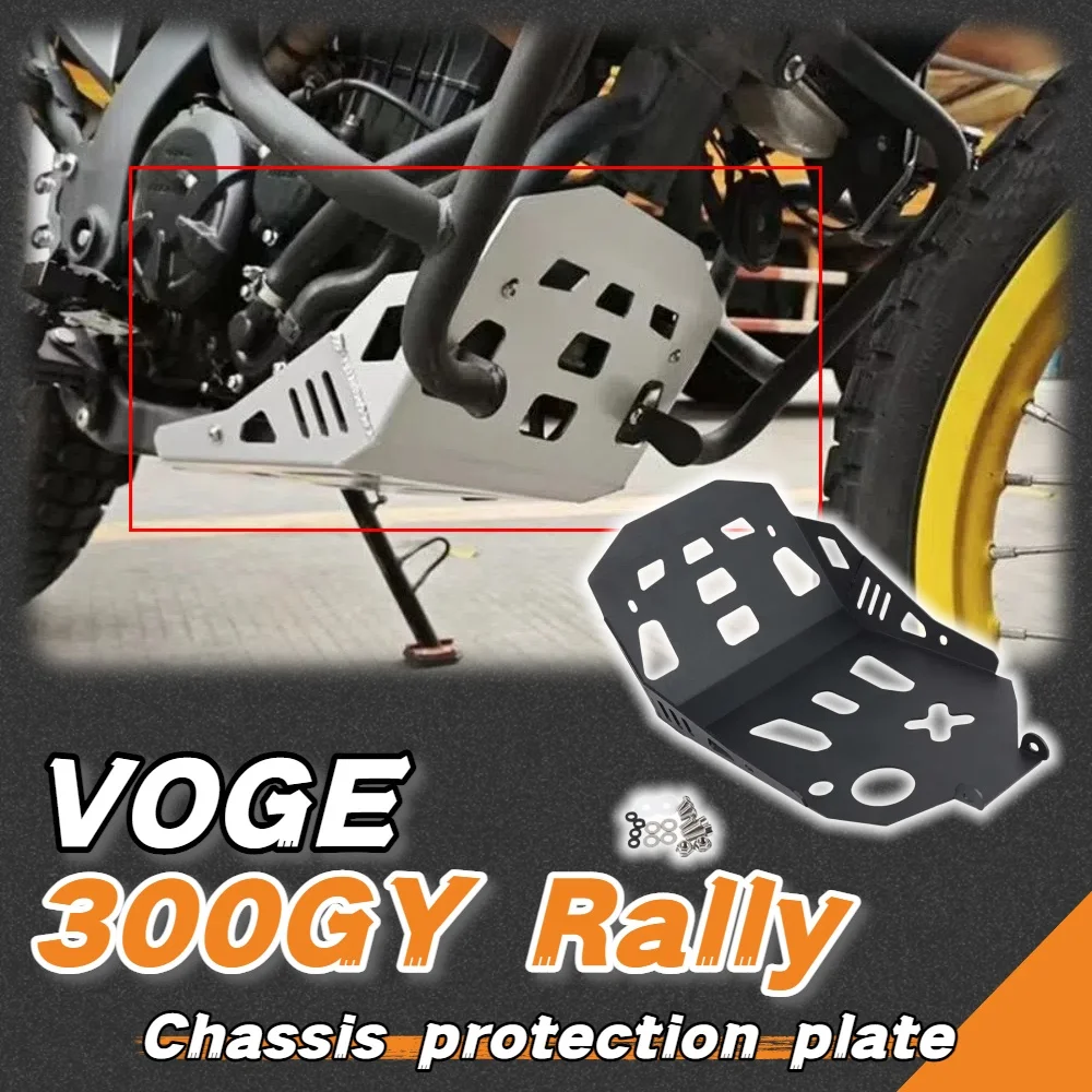 Para VOGE 300 Rally 300 GY RALLY300 accesorios cubierta de protección del motor chasis placa de protección del chasis