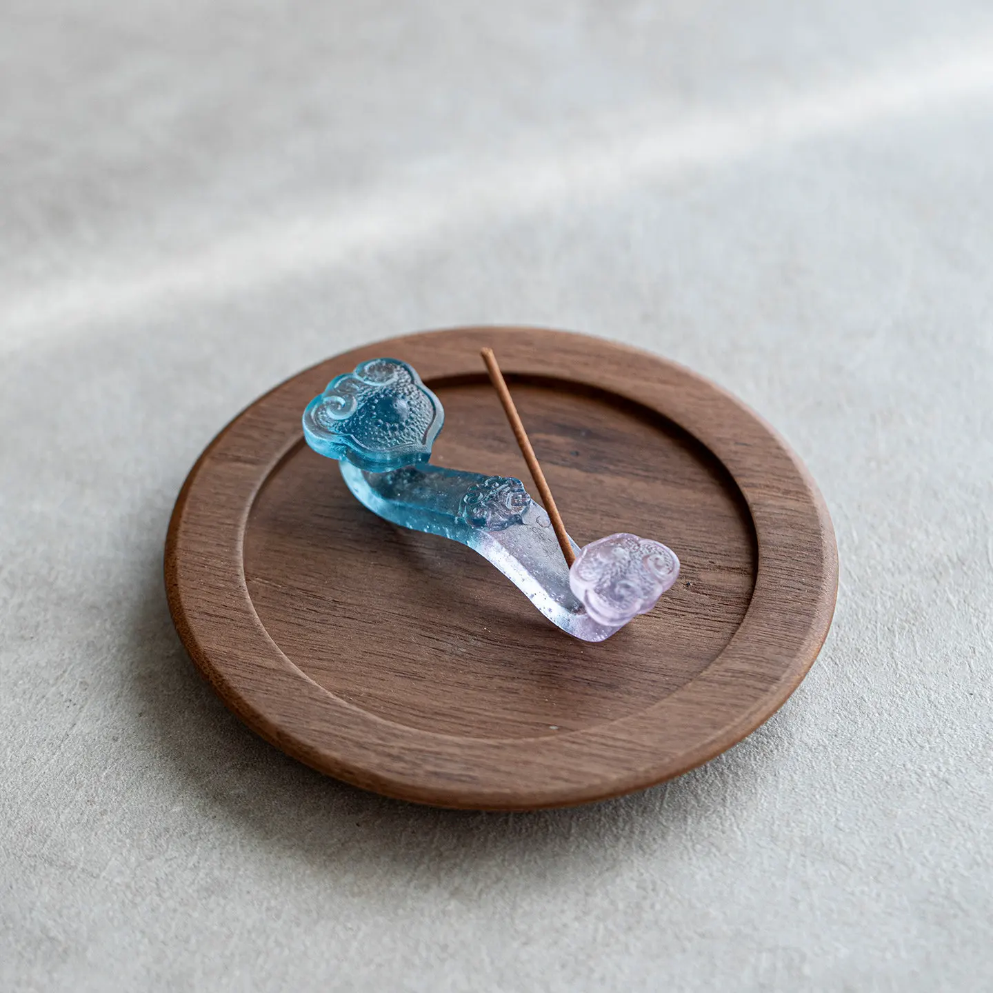 CX Hancheng Ruyi glazed thread incense insert small incense seat agarwood sandalwood rack