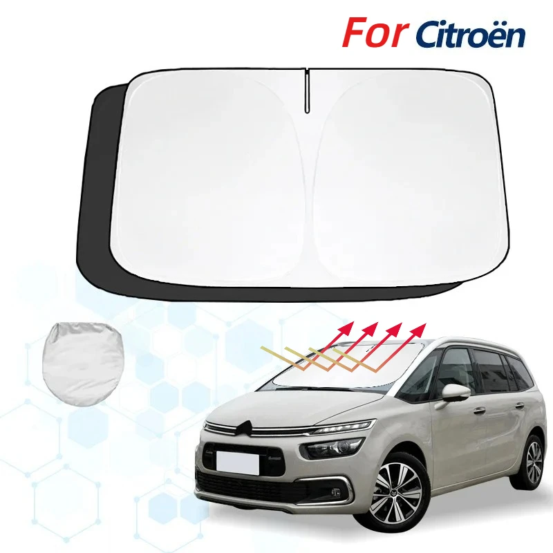 

For Citroen Picasso 2 C3 Picasso4 Windshield Sun Shade Sunshade Sun Visor Protector Foldable Blocks UV Rays Keep Your Car Cooler
