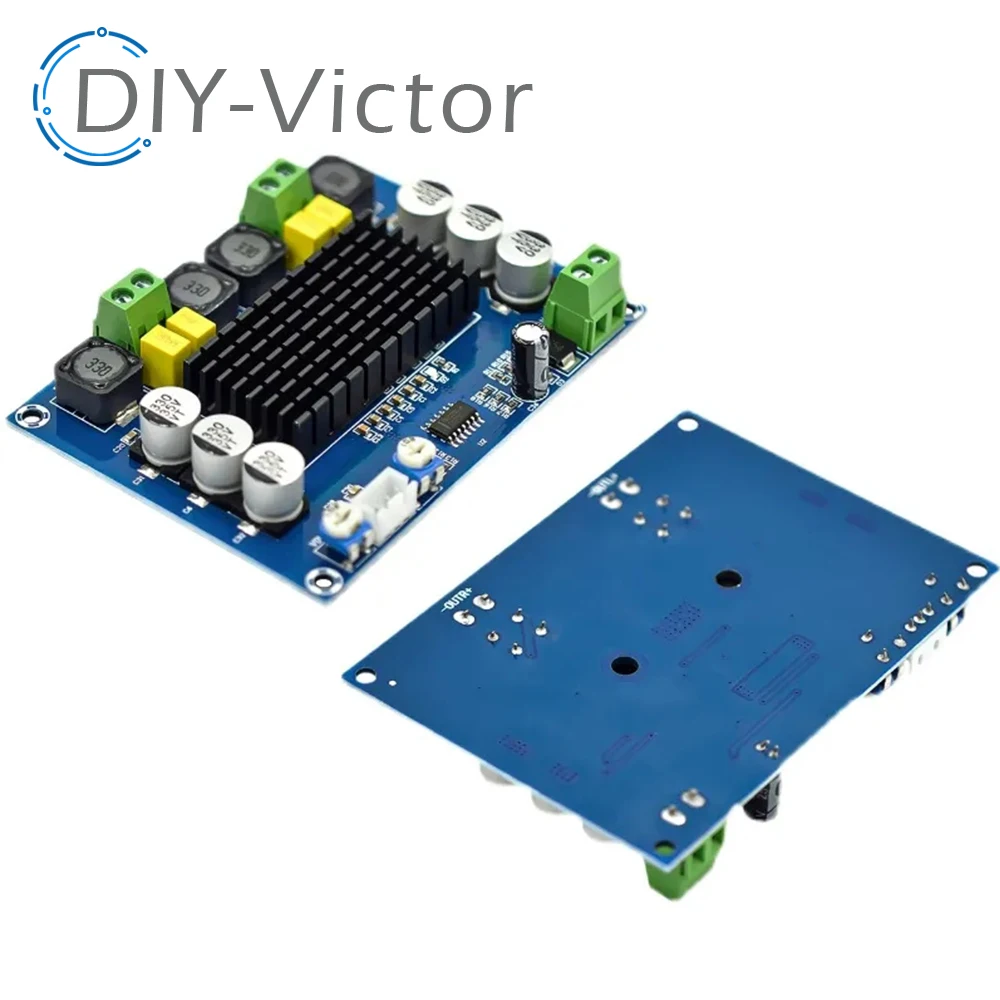 1PCS DC12-26V 2*120W Dual Channel Digital Stereo Audio Power Amplifier Board High Power CS8673 DIY 240W Amplificador Sound Board