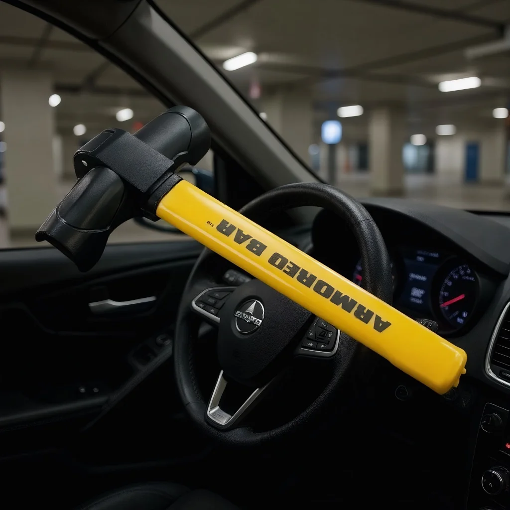 

Sleep Easy Knowing Your Car is Safe. Rotating Lock Mechanism Defeats Drilling – Universal Fit for Sedans, SUVs & Trucks.