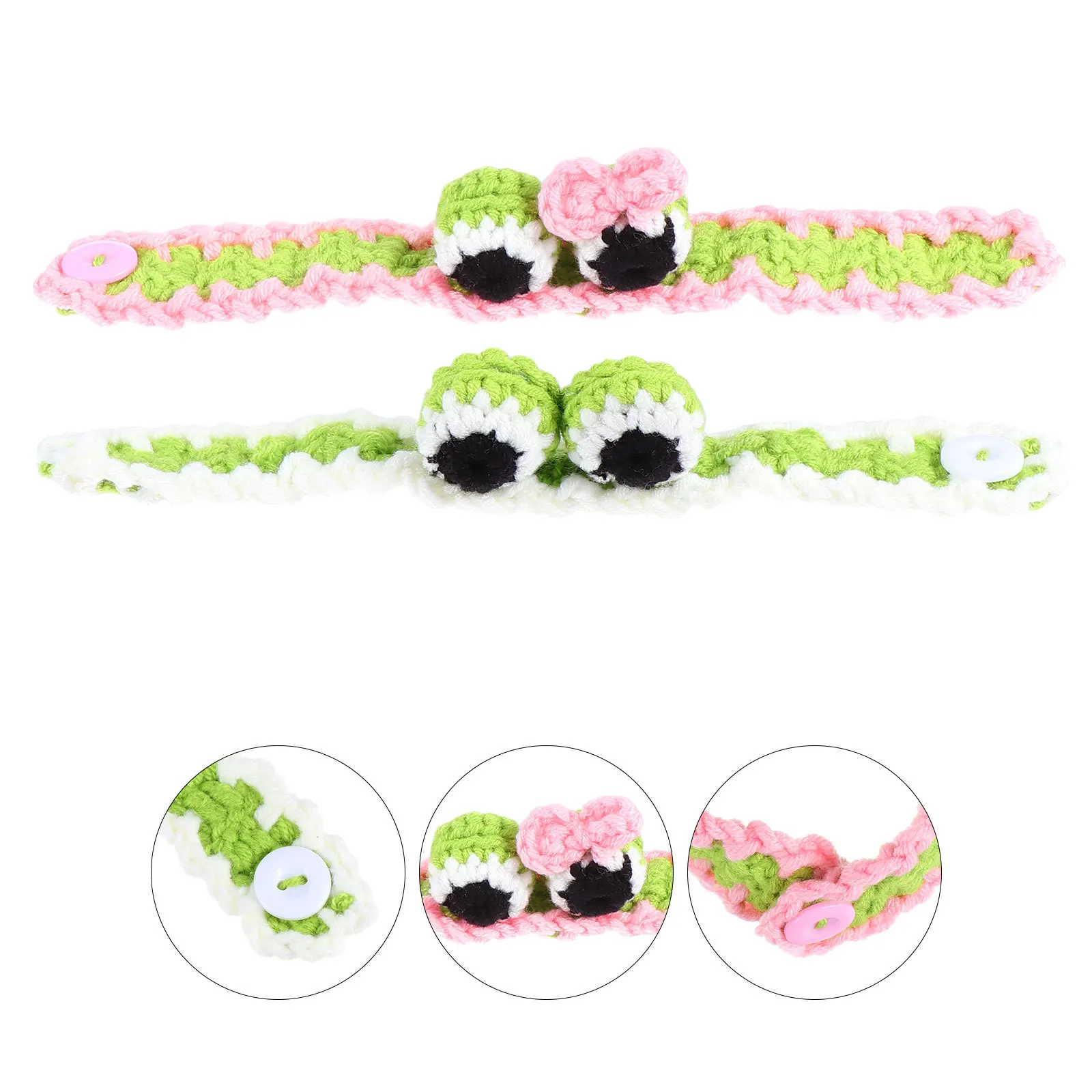 Bracciale in lana da 2 pezzi, design di animali adorabili, regalo per bambini, comodo, durevole, fatto a mano, squisita fattura, braccialetto per bambini