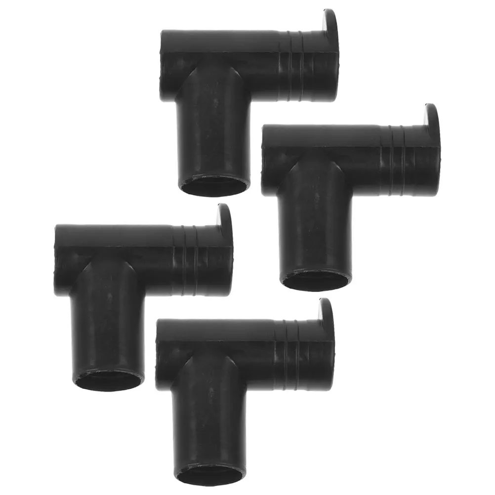 

4pcs Right Angle Joint Plug Accessories Plastic Connector for Clothes Rack Drying Rack Joints Hardware
