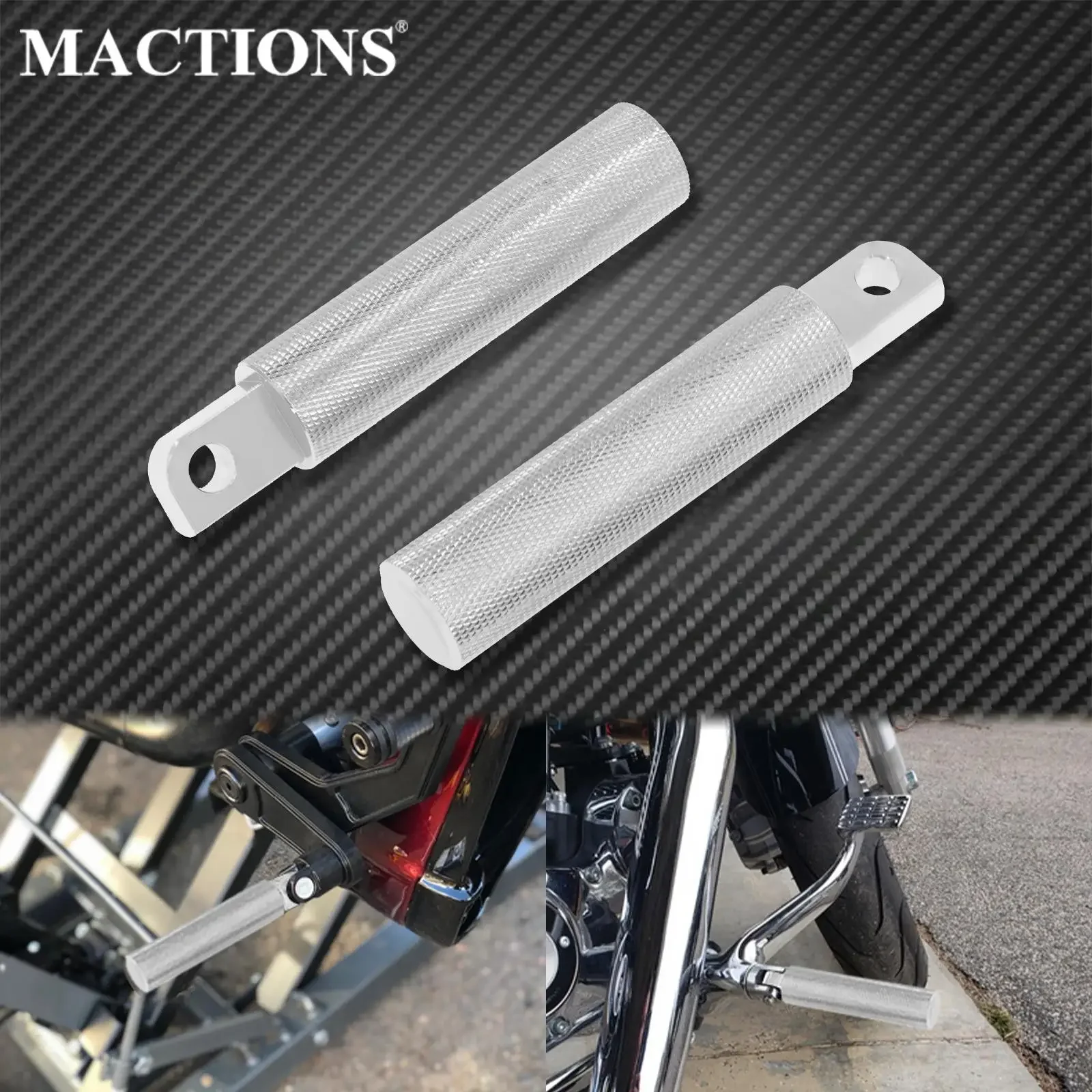 

Motorcycle Chrome Foot Peg Male Mount Footrest Pedal For Harley Touring Sportster XL 1200 883 Dyna Softail Electra Glide FXSB