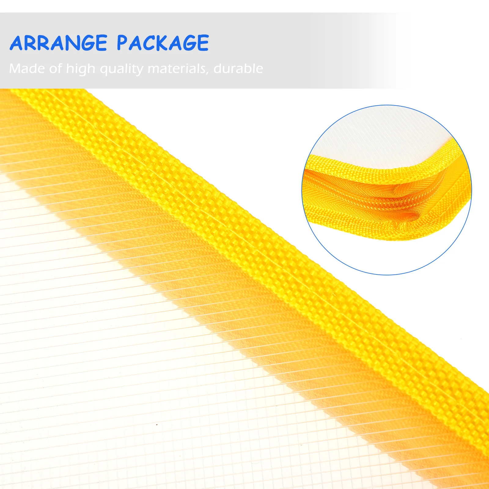 

1Pcs File Zipper Bag A4 Size Waterproof Document Holder Pouch Compact Light Duty File Folder for Home Office School Business