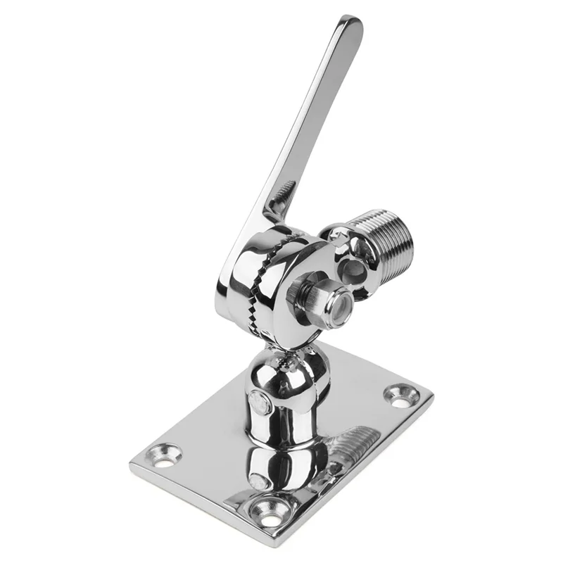 

JHD Marine VHF Antenna 316 Stainless Steel Adjustable Base Mount For Boats