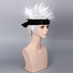 Anime  Hatake  Cosplay Wig Halloween Clothing vest shirt pants sleeve head mask custom size