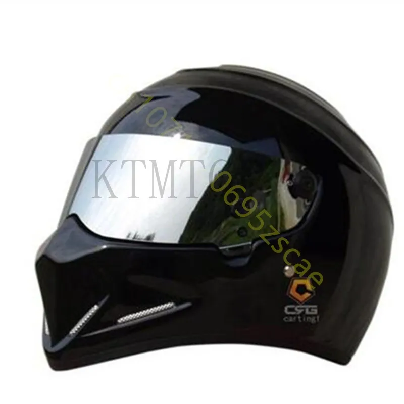 DIY CRG ATV-4 Personalized For SIMPSON Style Motorcycle Racing Full Face Helmet F1 Capacete De Moto Biker Riding Cascos Motorrad