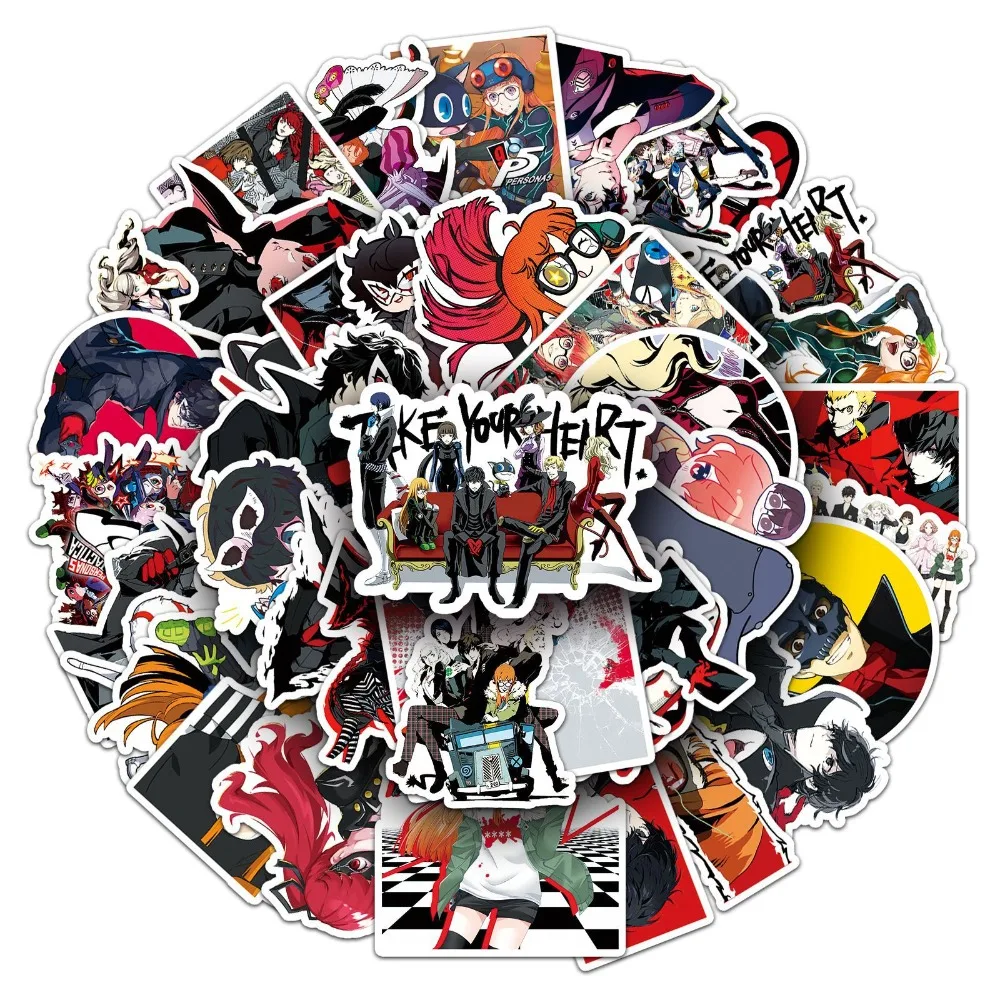 50 قطعة شخصية الكرتون الكتابة على الجدران ملصقات حقيبة كوب ماء الغيتار سيارة سكوتر القرطاسية الهاتف المحمول DIY بها بنفسك الديكور الشارات #4