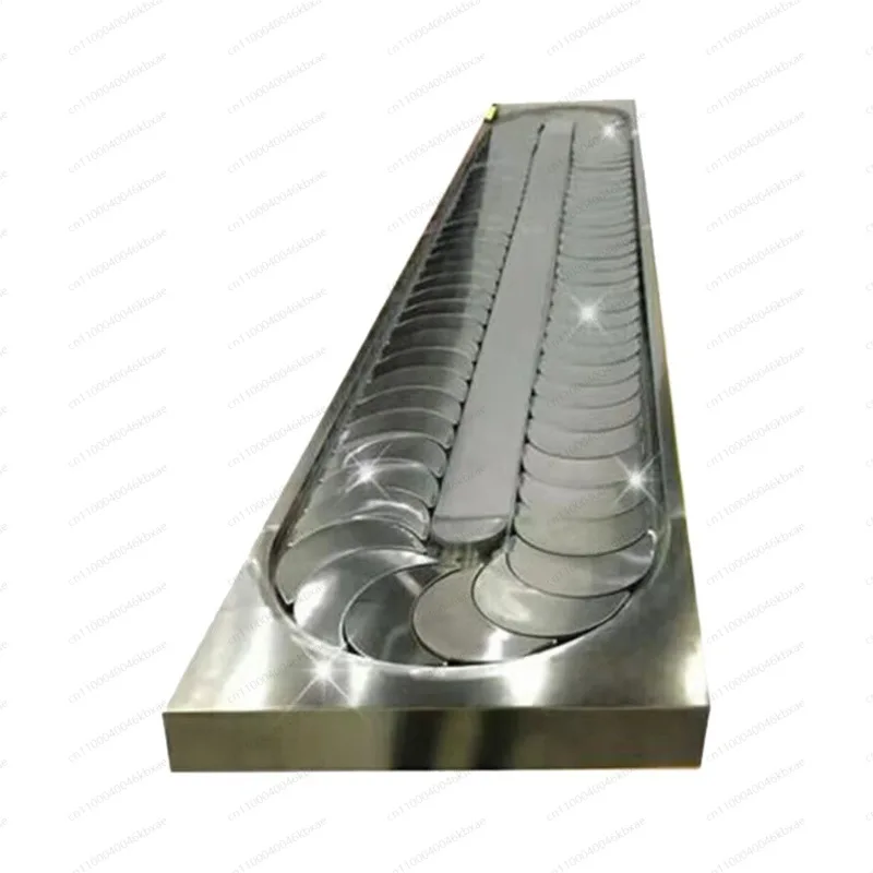 

304 stainless steel rotary conveyor for food and beverage export