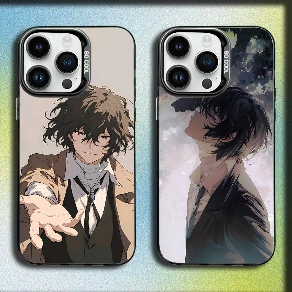 

O-Osamu B-Bungo Dazai Stray Dogs Phone Case For iPhone 17,16,15,14,13,12,11,Pro,Max,Plus,E,SE4,Air,Mini Black IMD Box