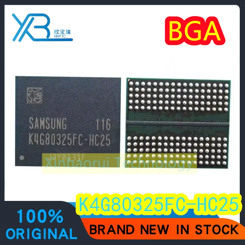 

(1/5pieces) K4G80325FC-HC25 K4G80325FC BGA DDR5 memory chip IC 100% brand new original consumer electronics