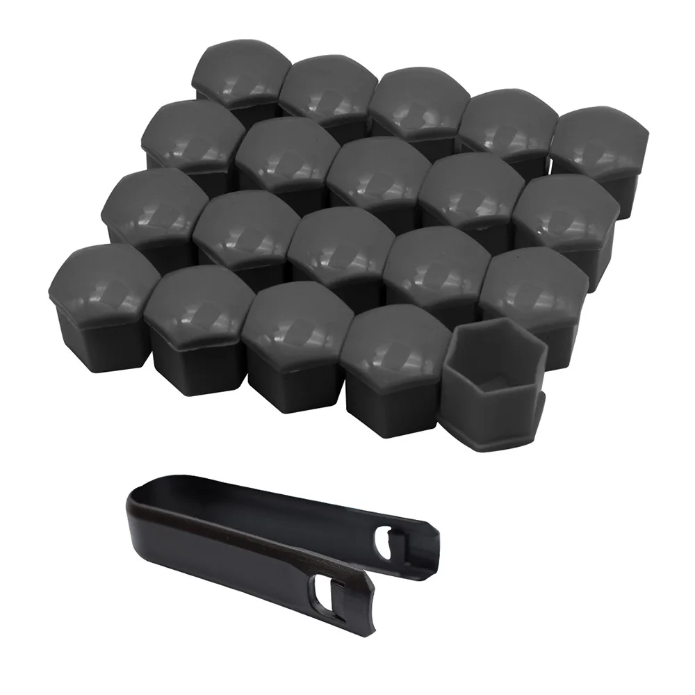 20Pcs/Set 17 19 21mm Car Wheel Nut Covers Auto Hub Screw Protection Cap Bolt Rims Auto Exterior Accessories Anti-Rust Dust Cover