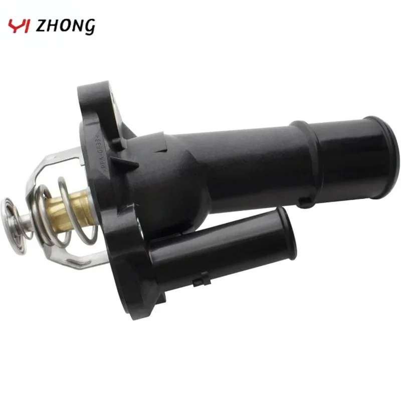 FR3E8575BA Engine Coolant Thermostat Housing Assembly for Ford Edge Escape Explorer Focus Mustang 2.0L 2.3L FR3Z8575A