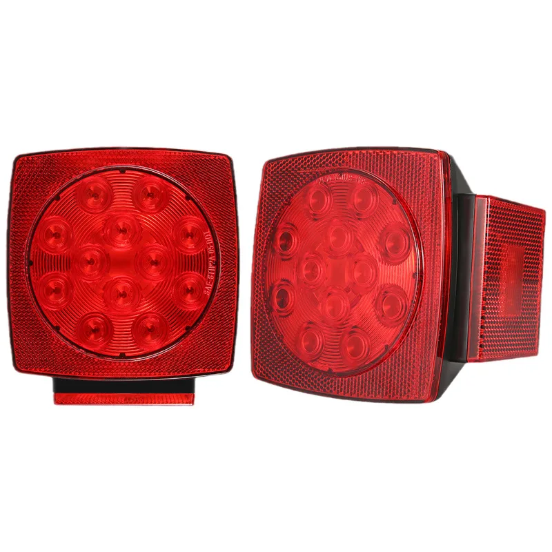 

4PCS Trailer RV Accessories DOT American Car Tail Lights RV Waterproof Lights Yacht Lights North American Truck LED Brakes