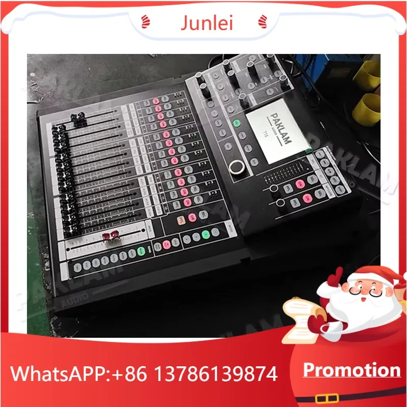 

16 Channel Digital Mixer Professional Powered Audio Mixing Motorized Fader Small Sound Power Console Mixer with USB DJ bar