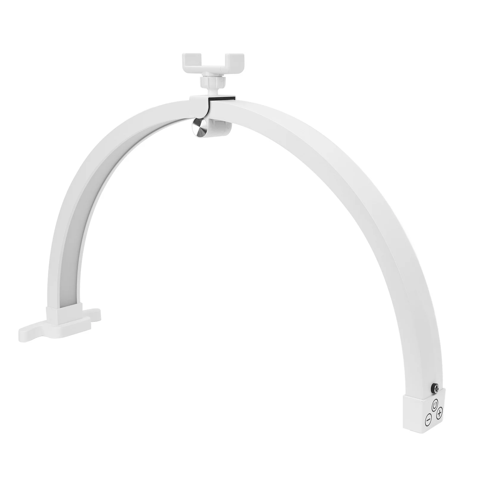 22インチハーフムーンネイルデスクランプ20W省エネデスクトップライトタッチパネルコントロール折りたたみ式ランプフェイシャルトリートメントマニキュア用