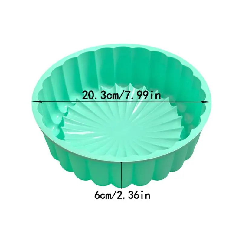 Large Sunflower Cake Silicone Mold Baking Tray Circular Chocolate Jelly Mould DIY Dessert Pudding Making Birthday Gift Bakeware view 6