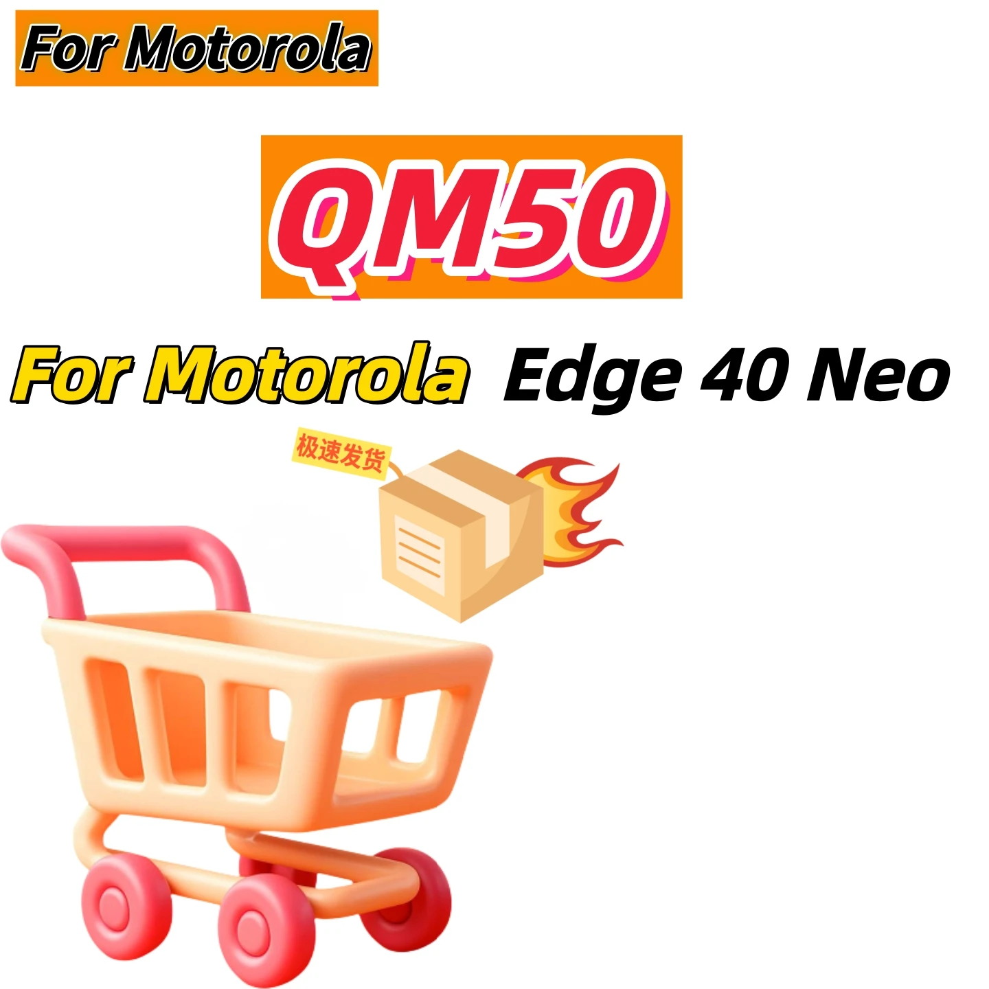 Brand New QM50 5000mAh Battery For Motorola Edge 40 Neo Mobile phone battery replacement +Tools