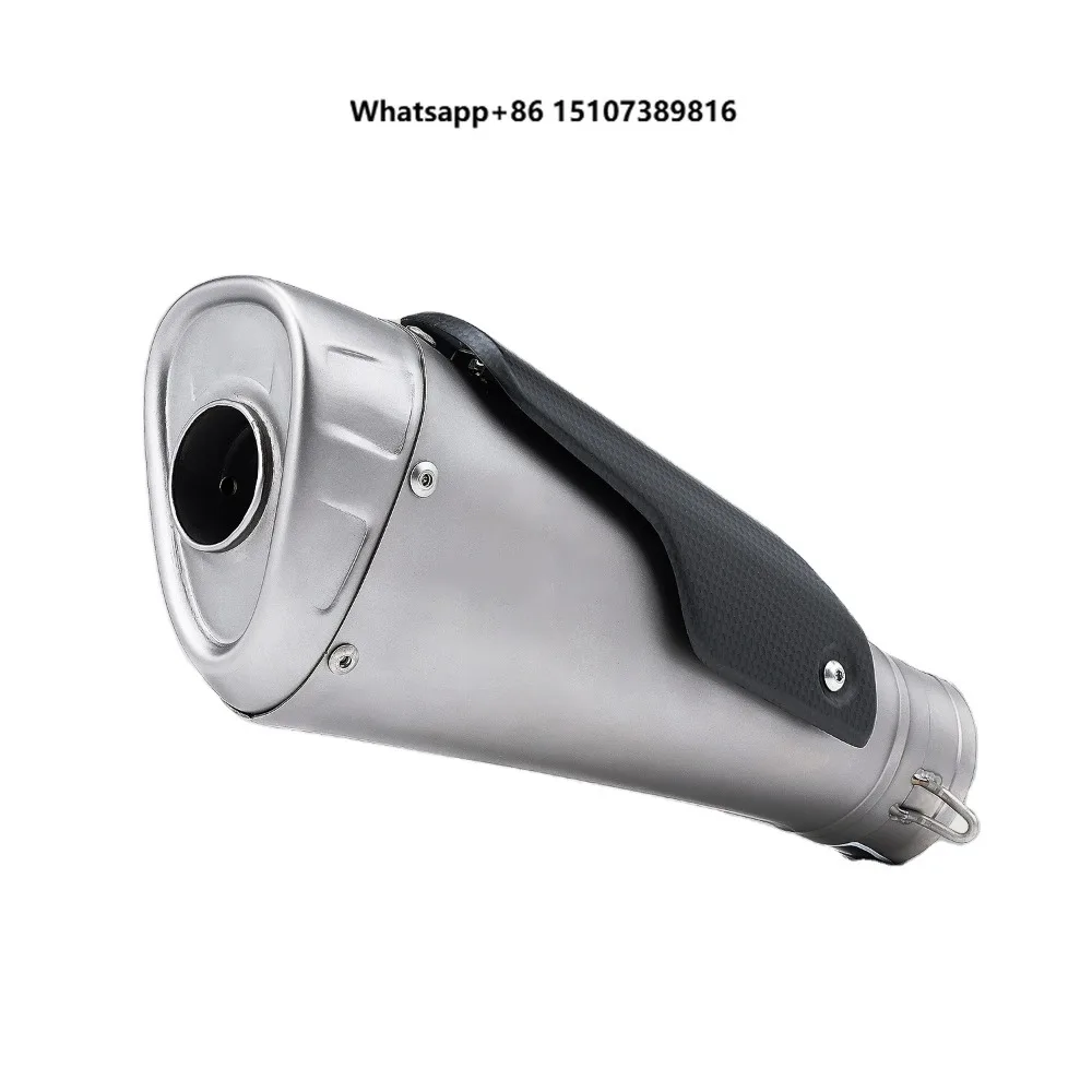 

Performance V4 AK 60mm Titanium Alloy Insulation Board Motorcycle Exhaust System Muffler for Retrofit/Upgrade