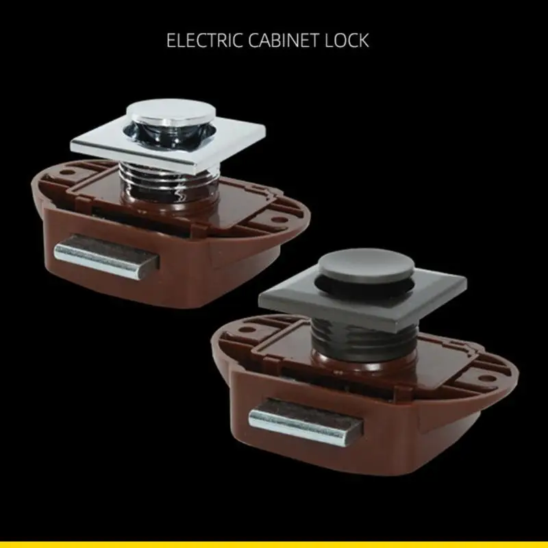 SZCH RVsAccessories Pull Handle Caravans For Furniture Drawer Cabinet MotorhomeBoat Door Push Lock Button Keyless