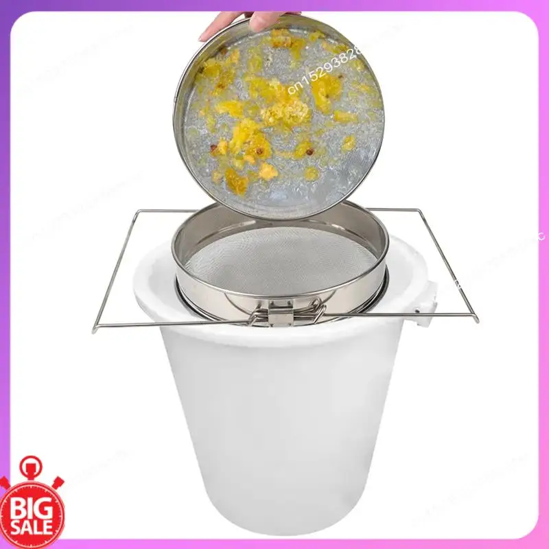 

Big Deal Double Sieve Filter, Beekeeping Tools, Impurity Filter, Gardening Supplies, Honey Filter,Double Sieve Filter