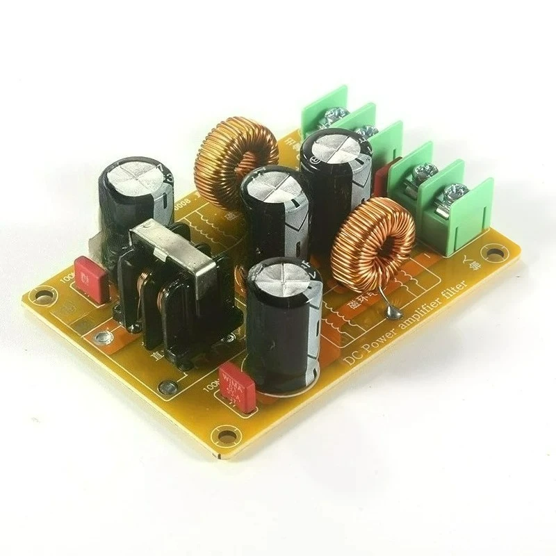 DC LC Low Pass EMI EMC Filter Board, High Frequency Noise Filter for Car Audio & Switch Power Supply