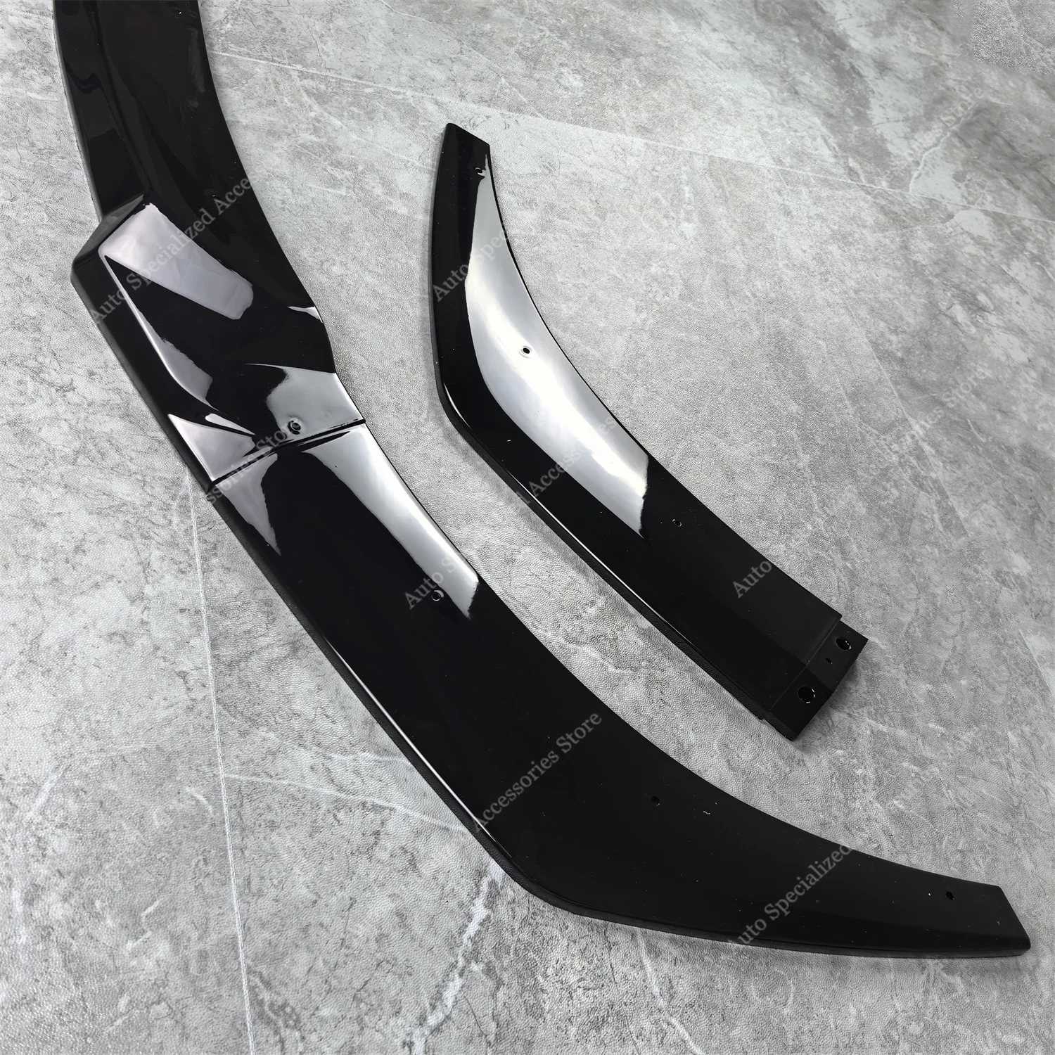 For BMW F06 F12 F13 CS Style Front Bumper Lip Spoiler Splitter Diffuser 640i 650i 640d M Sport 2012-2018 ABS Car Bodykits Tuning