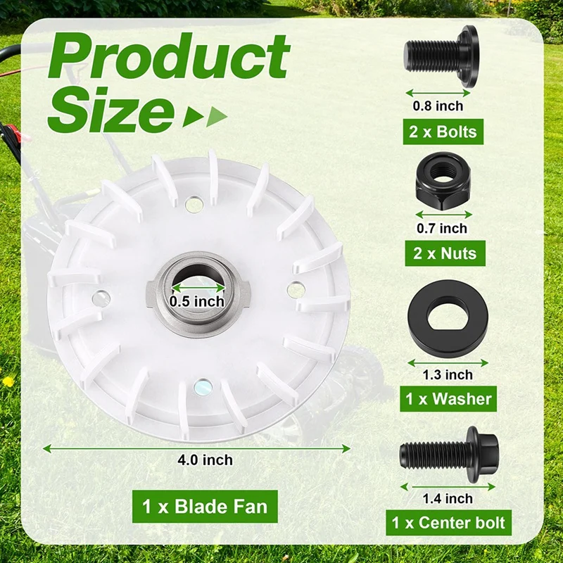 PZHI 21 Inch Lawn Mower Blade Part Kit for EGO Power+ LM2130SP LM2150SP LM2160SP Dual Blades Repair Accessories