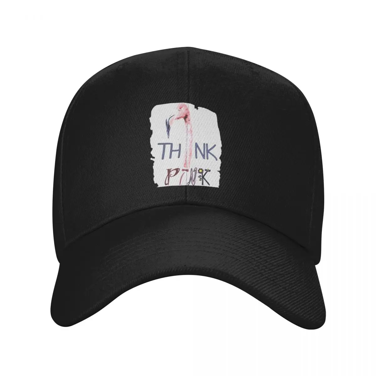 Flamingo piensa a los amantes del flamenco rosa gorra de béisbol gorra militar hombre sombreros divertidos Golf mujer playa Outlet 2025 hombres