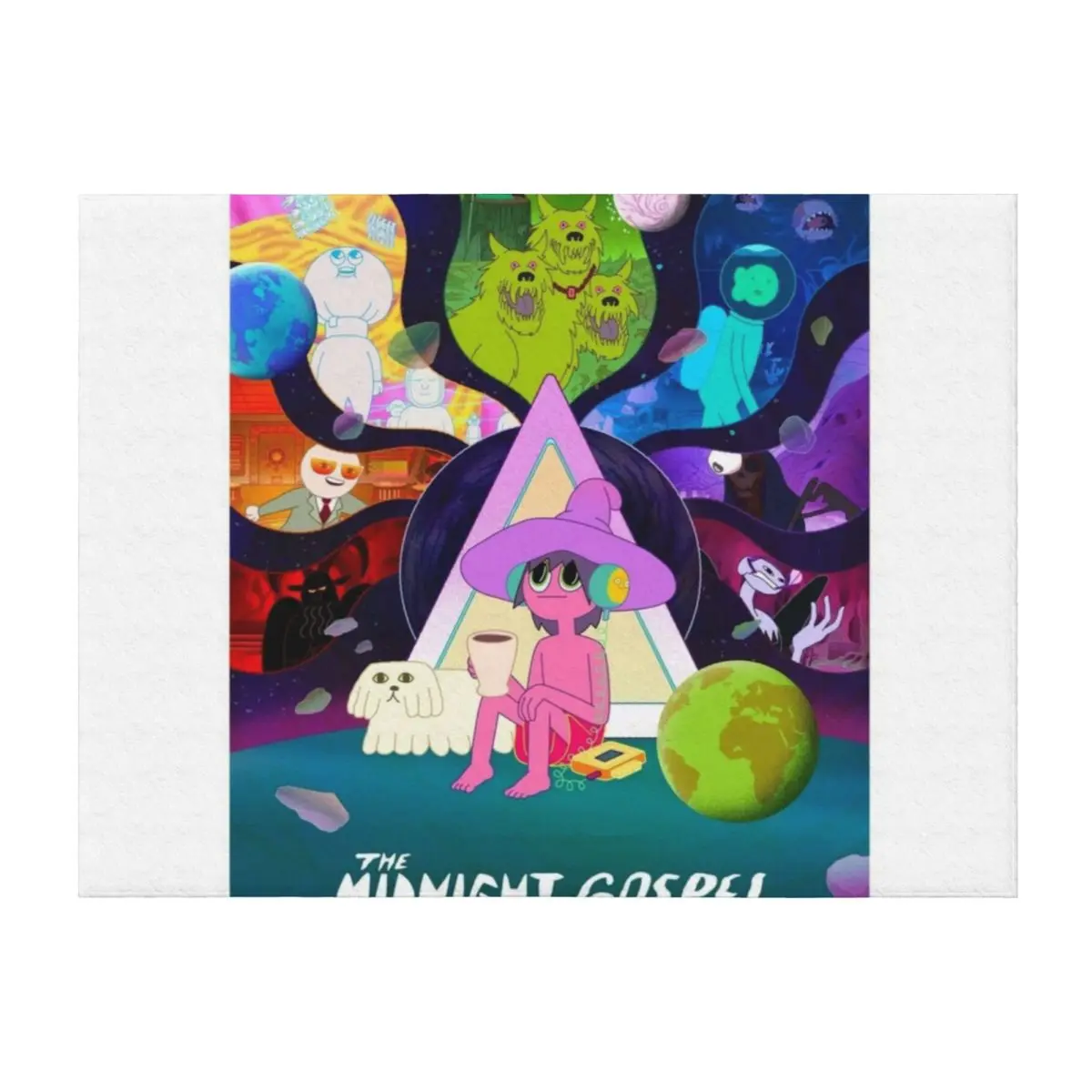 

Midnight Gospel Throw Blanket Hair Soft Beds Flannels Single Blankets