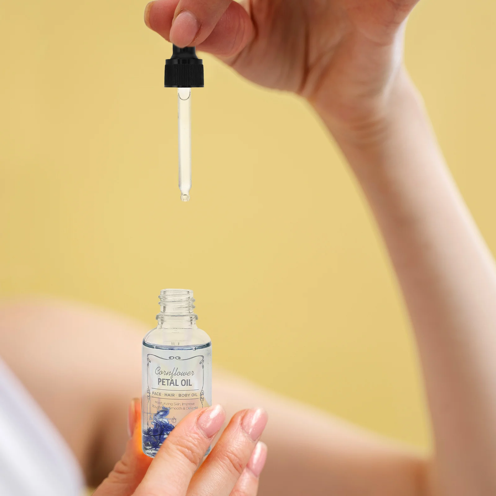 

Cornflower Essential Oil Rose Oil for Dry Skin Anti-Aging Facial Hair Body Moisturizing Skin Elasticity Brightening Relaxation